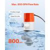 imageVEVOR 800 GPH Livewell Pump for Boat 12V Straight Livewell Aerator Pump with Dual Inlet ABA Housing ampamp Detachable Motor Cartridge CorrosionResistant LivewellBaitwell Pump for Freshwater SaltwaterSubmersible Aerator Pump