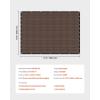 imageVEVOR 90 Sun Shade Cloth 8 x 12 ft Pergola Shade Cover with Stainless Steel Grommets Sun Shades Canopy Privacy Screen with 140 GSM HDPE Material for Outdoor Patio Garden and Backyard Brown10 x 12 ft Brown