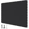 imageVEVOR 90 Sun Shade Cloth 8 x 12 ft Pergola Shade Cover with Stainless Steel Grommets Sun Shades Canopy Privacy Screen with 140 GSM HDPE Material for Outdoor Patio Garden and Backyard Brown10 x 12 ft Black