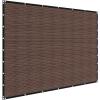 imageVEVOR 90 Sun Shade Cloth 8 x 12 ft Pergola Shade Cover with Stainless Steel Grommets Sun Shades Canopy Privacy Screen with 140 GSM HDPE Material for Outdoor Patio Garden and Backyard Brown8 x 12 ft Brown