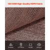 imageVEVOR 90 Sun Shade Cloth 8 x 12 ft Pergola Shade Cover with Stainless Steel Grommets Sun Shades Canopy Privacy Screen with 140 GSM HDPE Material for Outdoor Patio Garden and Backyard Brown8 x 12 ft Brown