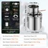 imageVEVOR Alcohol Still 3 Gal  114 L Stainless Steel Water Alcohol Distiller with Coil Cooling Home Brewing Refining Fermentation Kit with Dual Display Thermometer for Wine Whisky Brandy Silver3Gal