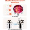 imageVEVOR Alcohol Still 5Gal  19L Alcohol Distiller with Thumper Keg Distillery Kit for Alcohol with Copper Tube Buildin Thermometer ampamp Water Pump for Wine Whisky Brandy13 Gal