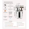 imageVEVOR Alcohol Still 5Gal  19L Alcohol Distiller with Thumper Keg Distillery Kit for Alcohol with Copper Tube Buildin Thermometer ampamp Water Pump for Wine Whisky Brandy5 Gal