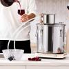 imageVEVOR Alcohol Still 8 Gal  30 L Stainless Steel Water Alcohol Distiller with Copper Coil Home Brewing Refining Fermentation Kit with Thermometer ampamp Pump for Wine Whisky Brandy Silver8 Gal