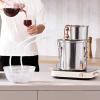 imageVEVOR Alcohol Still 8 Gal  30 L Stainless Steel Water Alcohol Distiller with Copper Coil Home Brewing Refining Fermentation Kit with Thermometer for Wine Whisky Brandy Silver3Gal