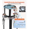 imageVEVOR Alcohol Still 8 Gal  30 L Stainless Steel Water Alcohol Distiller with Copper Coil Home Brewing Refining Fermentation Kit with Thermometer for Wine Whisky Brandy Silver3Gal