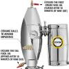 imageVEVOR Alcohol Still 8Gal30L Alcohol Distiller with Ceramic Balls for Purer Wine Distillery Kit for Alcohol with Brewing Kit for DIY Whisky Wine Brandy70L