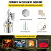 imageVEVOR Alcohol Still 8Gal30L Alcohol Distiller with Ceramic Balls for Purer Wine Distillery Kit for Alcohol with Brewing Kit for DIY Whisky Wine Brandy50L