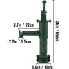 imageVEVOR Antique Hand Water Pump 146 x 59 x 256 inch Pitcher Pump wHandle Cast Iron Well Pump wPreset 05quot Holes for Easy Installation Old Fashion Pitcher Hand for Yard Ponds Garden BlackGreen