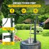 imageVEVOR Antique Hand Water Pump 146 x 59 x 256 inch Pitcher Pump wHandle Cast Iron Well Pump wPreset 05quot Holes for Easy Installation Old Fashion Pitcher Hand for Yard Ponds Garden BlackGreen
