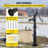 imageVEVOR Antique Hand Water Pump 146 x 59 x 256 inch Pitcher Pump wHandle Cast Iron Well Pump wPreset 05quot Holes for Easy Installation Old Fashion Pitcher Hand for Yard Ponds Garden BlackBlack