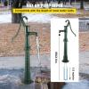 imageVEVOR Antique Hand Water Pump 146 x 59 x 256 inch Pitcher Pump wHandle Cast Iron Well Pump wPreset 05quot Holes for Easy Installation Old Fashion Pitcher Hand for Yard Ponds Garden BlackGreen