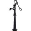 imageVEVOR Antique Hand Water Pump 146 x 59 x 256 inch Pitcher Pump wHandle Cast Iron Well Pump wPreset 05quot Holes for Easy Installation Old Fashion Pitcher Hand for Yard Ponds Garden BlackBlack