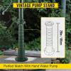 imageVEVOR Antique Hand Water Pump 146 x 59 x 256 inch Pitcher Pump wHandle Cast Iron Well Pump wPreset 05quot Holes for Easy Installation Old Fashion Pitcher Hand for Yard Ponds Garden BlackGreen