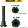 imageVEVOR Antique Hand Water Pump 146 x 59 x 256 inch Pitcher Pump wHandle Cast Iron Well Pump wPreset 05quot Holes for Easy Installation Old Fashion Pitcher Hand for Yard Ponds Garden BlackGreen
