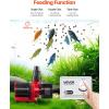 imageVEVOR Aquarium Wave Maker 25W 2380 GPH Adjustable Cross Flow Pump with Controller Magnetic DC 24V Aquarium Powerhead Strong Magnetic Base 360 Rotating Wavemaker for Saltwater Marine FreshwaterSubmersible  Return Pump