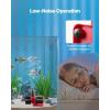 imageVEVOR Aquarium Wave Maker 25W 2380 GPH Adjustable Cross Flow Pump with Controller Magnetic DC 24V Aquarium Powerhead Strong Magnetic Base 360 Rotating Wavemaker for Saltwater Marine FreshwaterSubmersible  Return Pump