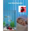imageVEVOR Aquarium Wave Maker 25W 2380 GPH Adjustable Cross Flow Pump with Controller Magnetic DC 24V Aquarium Powerhead Strong Magnetic Base 360 Rotating Wavemaker for Saltwater Marine FreshwaterSubmersible  Return Pump