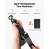 imageVEVOR Boat Trailer Transom Straps 2PK 2 x 24 Adjustable Boat Straps 1500lb Break Strength with Security Lock S Hooks and Boat Pads Transom Tiedowns for Trailer Boat or Kayak Secure