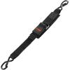 imageVEVOR Boat Trailer Transom Straps 2PK 2 x 24 Adjustable Boat Straps 1500lb Break Strength with Security Lock S Hooks and Boat Pads Transom Tiedowns for Trailer Boat or Kayak Secure