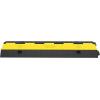 imageVEVOR Cable Protector Ramp 4 Packs 2 Channels Rubber Modular Speed Bumps Rated 11000 LBS Load Capacity Protective Wire Cord Ramp Driveway Rubber Traffic Speed Bumps Hump Cable Protector2 Pcs
