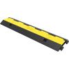 imageVEVOR Cable Protector Ramp 4 Packs 2 Channels Rubber Modular Speed Bumps Rated 11000 LBS Load Capacity Protective Wire Cord Ramp Driveway Rubber Traffic Speed Bumps Hump Cable Protector2 Pcs