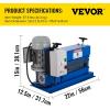 imageVEVOR Cable Wire Stripping Machine 18 AWG  1quot OD Wire Range Portable Powered Wire Stripper Machine 11 Channels 10 BladesAutomatic Wire Stripping Tool 75ftminutefor Recycling Copper Wire