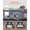 imageVEVOR Car Air Mattress Inflatable Car Camping Mattress Fits Toyota 4runner Jeep Wrangler JK JKU JL JLU 4 Door Flocking Thickened Blow Up Travel Beds Gray 2 Pillowsfit4runnerJKJL
