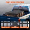 imageVEVOR Cargo Net with Mesh 72 in x 57 in Heavy Duty Truck Cargo NetWLL 1100lbs 4 Adjustable Straps with Carabiners ampamp SHooks Truck Bed Cover for Trailer Pickup Boat Jeep SUV 475 x 6 ft72 x 57