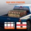 imageVEVOR Cargo Net with Mesh 72 in x 57 in Heavy Duty Truck Cargo NetWLL 1100lbs 4 Adjustable Straps with Carabiners ampamp SHooks Truck Bed Cover for Trailer Pickup Boat Jeep SUV 475 x 6 ft96 x 72