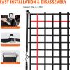 imageVEVOR Cargo Net with Mesh 72 in x 57 in Heavy Duty Truck Cargo NetWLL 1100lbs 4 Adjustable Straps with Carabiners ampamp SHooks Truck Bed Cover for Trailer Pickup Boat Jeep SUV 475 x 6 ft96 x 72