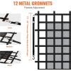 imageVEVOR Cargo Net with Mesh 72 in x 57 in Heavy Duty Truck Cargo NetWLL 1100lbs 4 Adjustable Straps with Carabiners ampamp SHooks Truck Bed Cover for Trailer Pickup Boat Jeep SUV 475 x 6 ft72 x 57