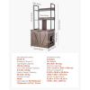 imageVEVOR Cat Litter Box Enclosure Furniture 236 in Hidden Litter Box Cabinet with Storage Shelves Modern Style Waterproof Cat Washroom Side Table Cat House Fit Most of Litterbox for Living Room