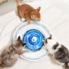 imageVEVOR Ceramic Cat Water Fountain 21L71oz Cupcake Pet Fountain Porcelain Cat Water Dispenser with UltraQuiet Pump 360 Drinking Area and MultiLayer Filtration System for Cats and Dogs Blue