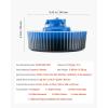 imageVEVOR Ceramic Cat Water Fountain 21L71oz Cupcake Pet Fountain Porcelain Cat Water Dispenser with UltraQuiet Pump 360 Drinking Area and MultiLayer Filtration System for Cats and Dogs Blue
