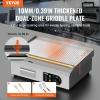 imageVEVOR Commercial Electric Griddle 22quot 1600W Countertop Flat Top Griddle Stainless Steel Teppanyaki Grill wIron Cooking Plate 122572 Adjustable Temp Control 2 Shovels ampamp Brushes 110V22inch 110VUS Plug