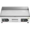 imageVEVOR Commercial Electric Griddle 22quot 1600W Countertop Flat Top Griddle Stainless Steel Teppanyaki Grill wIron Cooking Plate 122572 Adjustable Temp Control 2 Shovels ampamp Brushes 110V26inch110VNo Plug