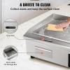 imageVEVOR Commercial Electric Griddle 22quot 1600W Countertop Flat Top Griddle Stainless Steel Teppanyaki Grill wIron Cooking Plate 122572 Adjustable Temp Control 2 Shovels ampamp Brushes 110V22 inch