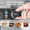 imageVEVOR Commercial Electric Griddle 22quot 1600W Countertop Flat Top Griddle Stainless Steel Teppanyaki Grill wIron Cooking Plate 122572 Adjustable Temp Control 2 Shovels ampamp Brushes 110V30inch 220VNo Plug