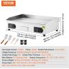 imageVEVOR Commercial Electric Griddle 22quot 1600W Countertop Flat Top Griddle Stainless Steel Teppanyaki Grill wIron Cooking Plate 122572 Adjustable Temp Control 2 Shovels ampamp Brushes 110V30inch 220VNo Plug