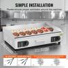imageVEVOR Commercial Electric Griddle 22quot 1600W Countertop Flat Top Griddle Stainless Steel Teppanyaki Grill wIron Cooking Plate 122572 Adjustable Temp Control 2 Shovels ampamp Brushes 110V30inch 220VNo Plug