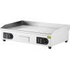 imageVEVOR Commercial Electric Griddle 22quot 1600W Countertop Flat Top Griddle Stainless Steel Teppanyaki Grill wIron Cooking Plate 122572 Adjustable Temp Control 2 Shovels ampamp Brushes 110V30inch 220VNo Plug