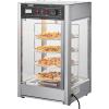imageVEVOR Commercial Food Warmer Display for 14quot Pizza 4Tier Pizza Warmer with Rotary Steam Heating 86185 Temperature Control and Temp Display 25W Oven Light  Top LED for Pizza Shop Restaurant