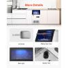 imageVEVOR Commercial Ice Maker 100lbs24H Ice Maker Machine with 28lbs Storage Capacity 40 Ice Cubes in 15 Minutes Freestanding Ice Maker for Bar Home Office Restaurant LED Display SelfCleaning100lbs24H