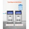 imageVEVOR Commercial Ice Maker 100lbs24H Ice Maker Machine with 28lbs Storage Capacity 40 Ice Cubes in 15 Minutes Freestanding Ice Maker for Bar Home Office Restaurant LED Display SelfCleaning130lbs24H