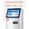 imageVEVOR Commercial Ice Maker 100lbs24H Ice Maker Machine with 28lbs Storage Capacity 40 Ice Cubes in 15 Minutes Freestanding Ice Maker for Bar Home Office Restaurant LED Display SelfCleaning100lbs24H