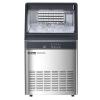 imageVEVOR Commercial Ice Maker Machine 120lbs24H Ice Maker Machine with 33lbs Storage Capacity 55 Ice Cubes in 15 Minutes LED Digital Display Freestanding SelfCleaning for Bar Office RestaurantWhite