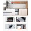 imageVEVOR Commercial Ice Maker Machine 120lbs24H Ice Maker Machine with 33lbs Storage Capacity 55 Ice Cubes in 15 Minutes LED Digital Display Freestanding SelfCleaning for Bar Office RestaurantWhite
