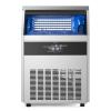 imageVEVOR Commercial Ice Maker Machine 130Lbs24H with 33Lbs Storage 45 Cubes per Cycle Stainless Steel Freestanding ampamp Under Counter Ice Maker with LED Display ampamp SelfCleaning for Home Bar Restaurantwhite